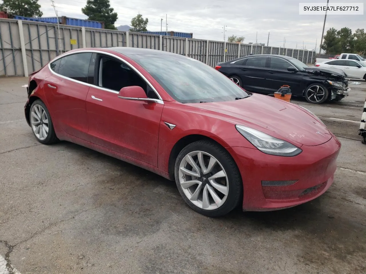 2020 Tesla Model 3 VIN: 5YJ3E1EA7LF627712 Lot: 61613534