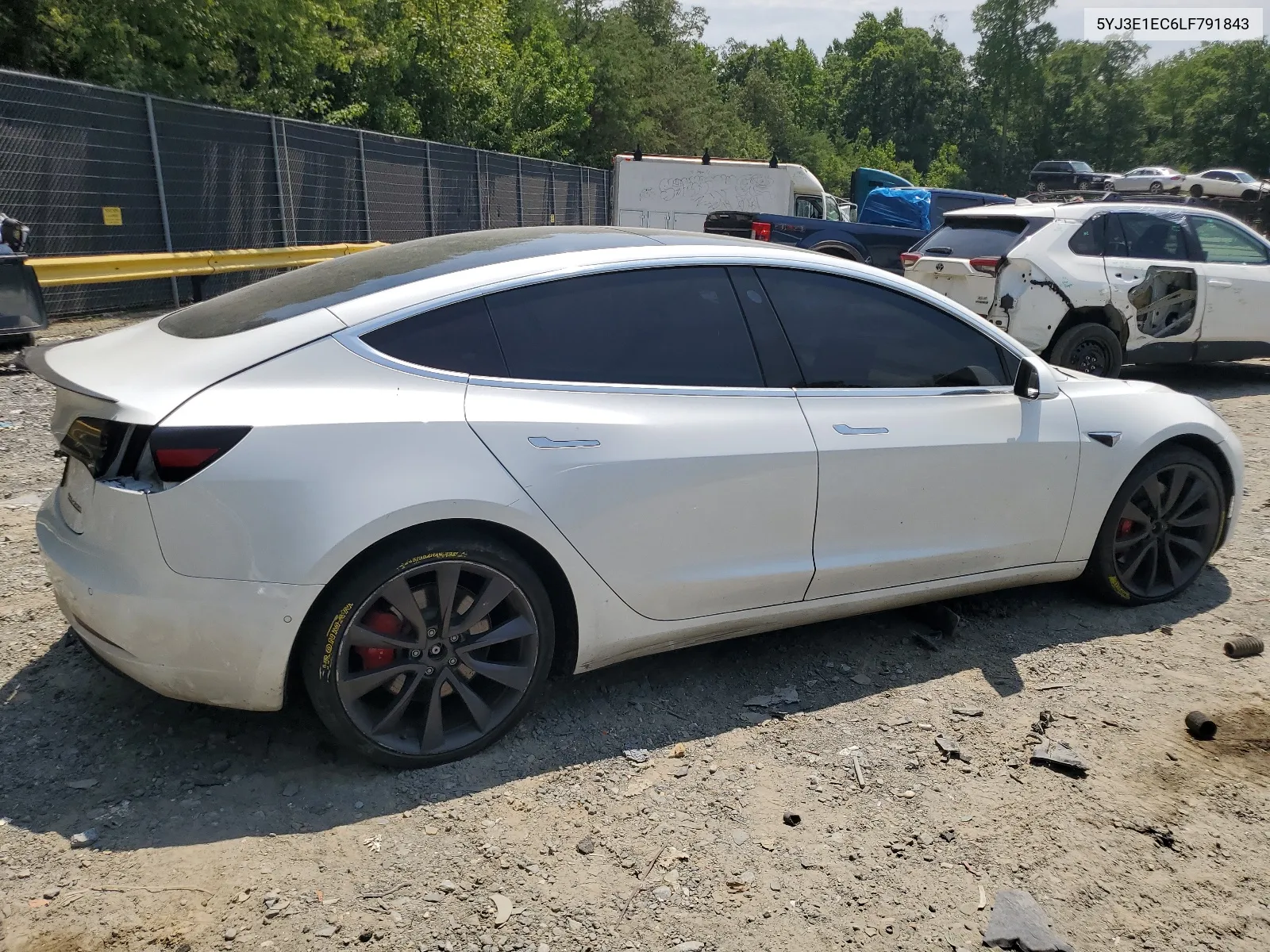 5YJ3E1EC6LF791843 2020 Tesla Model 3