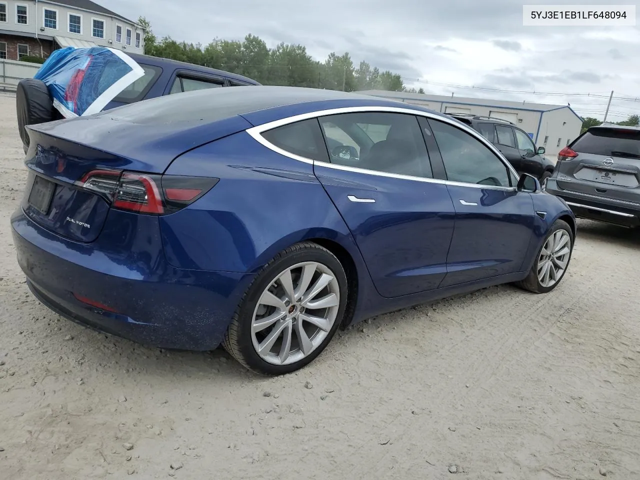 2020 Tesla Model 3 VIN: 5YJ3E1EB1LF648094 Lot: 64630794