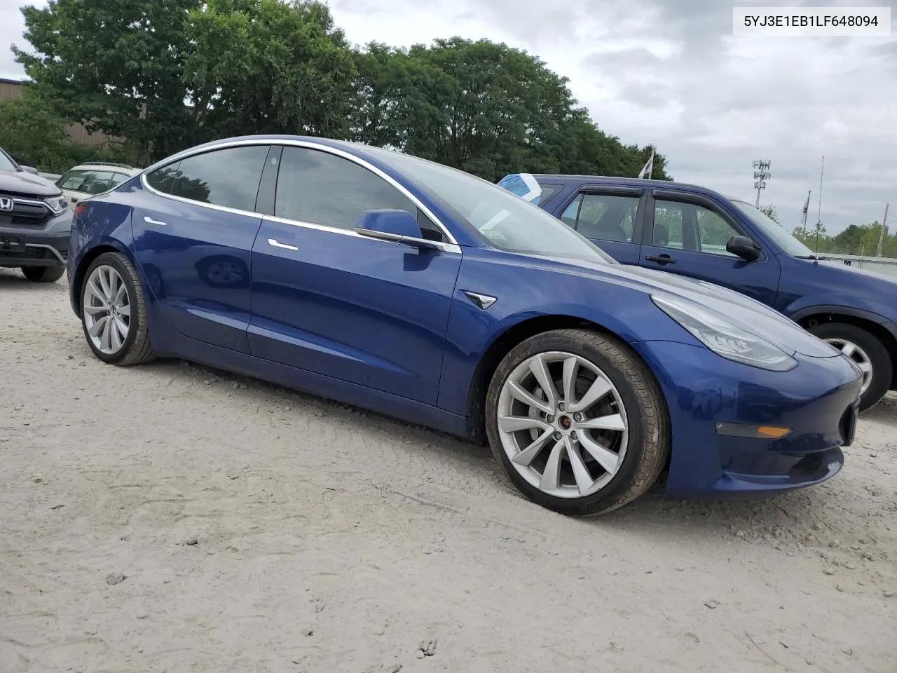 2020 Tesla Model 3 VIN: 5YJ3E1EB1LF648094 Lot: 64630794