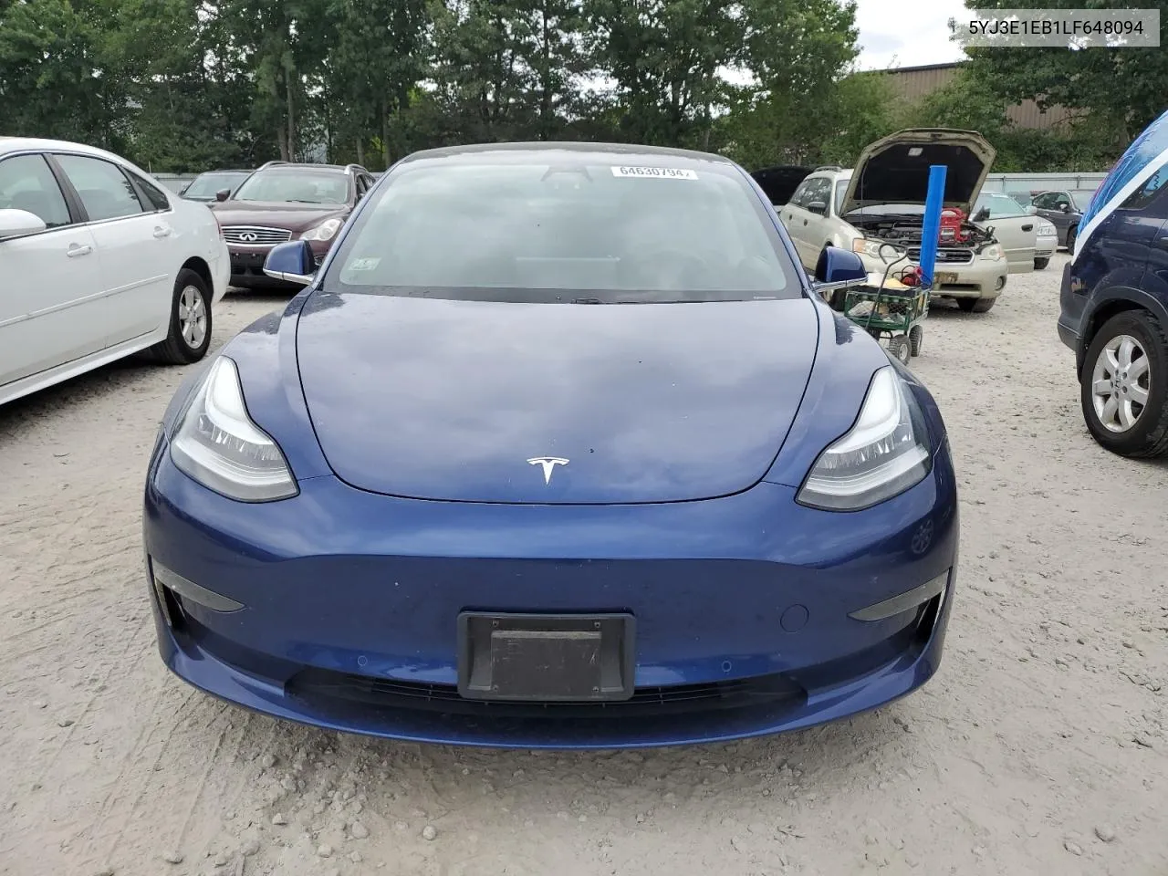 5YJ3E1EB1LF648094 2020 Tesla Model 3