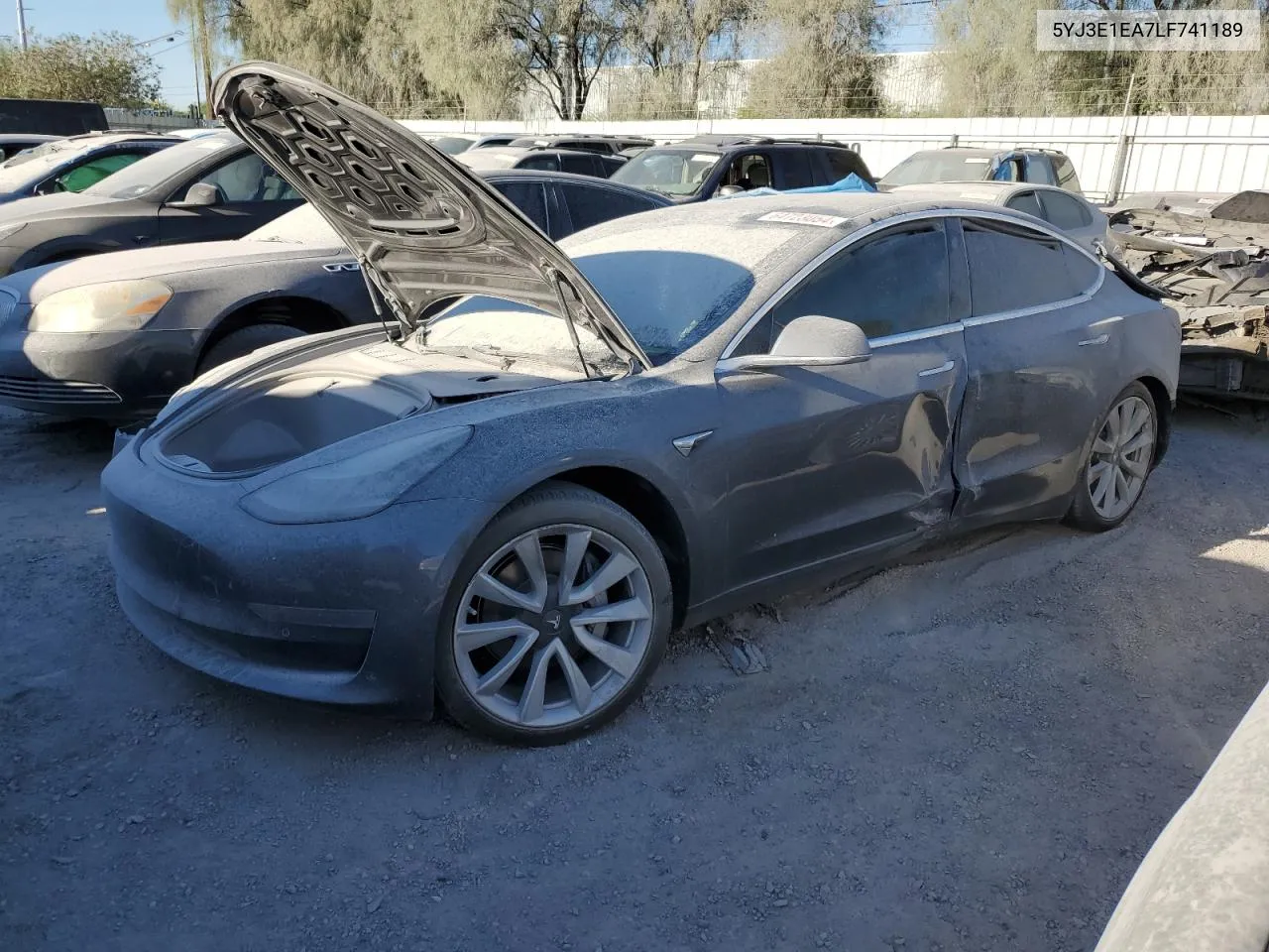 2020 Tesla Model 3 VIN: 5YJ3E1EA7LF741189 Lot: 64723054