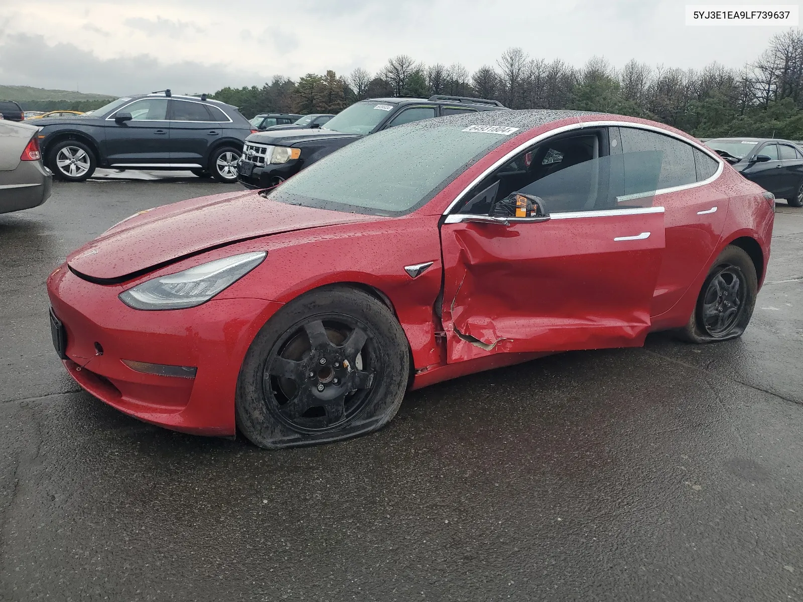 2020 Tesla Model 3 VIN: 5YJ3E1EA9LF739637 Lot: 64931804