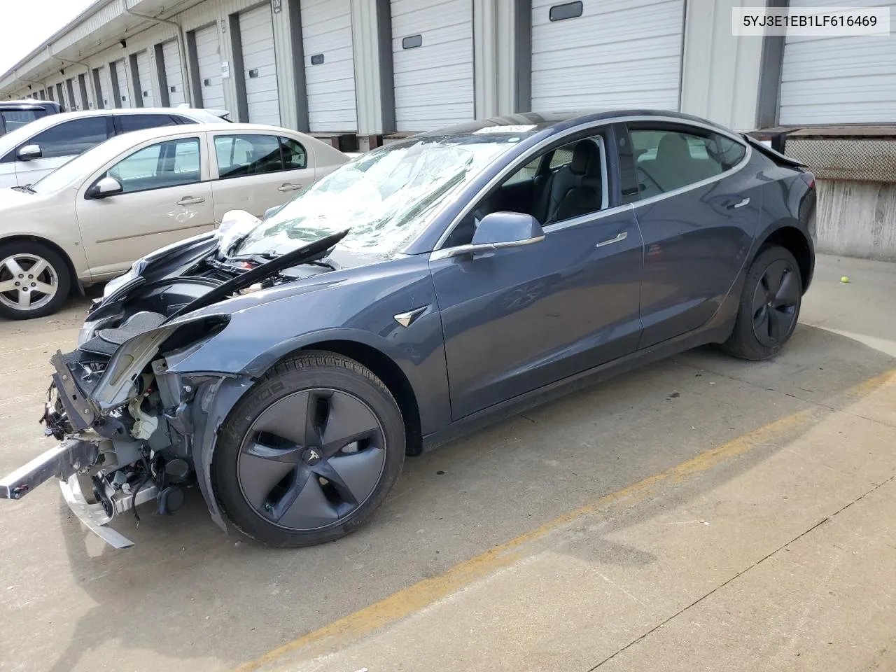 2020 Tesla Model 3 VIN: 5YJ3E1EB1LF616469 Lot: 65341634