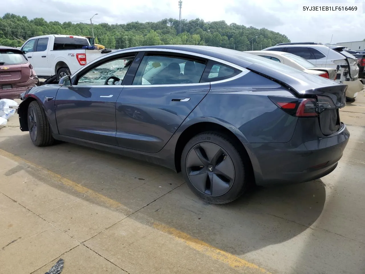 2020 Tesla Model 3 VIN: 5YJ3E1EB1LF616469 Lot: 65341634