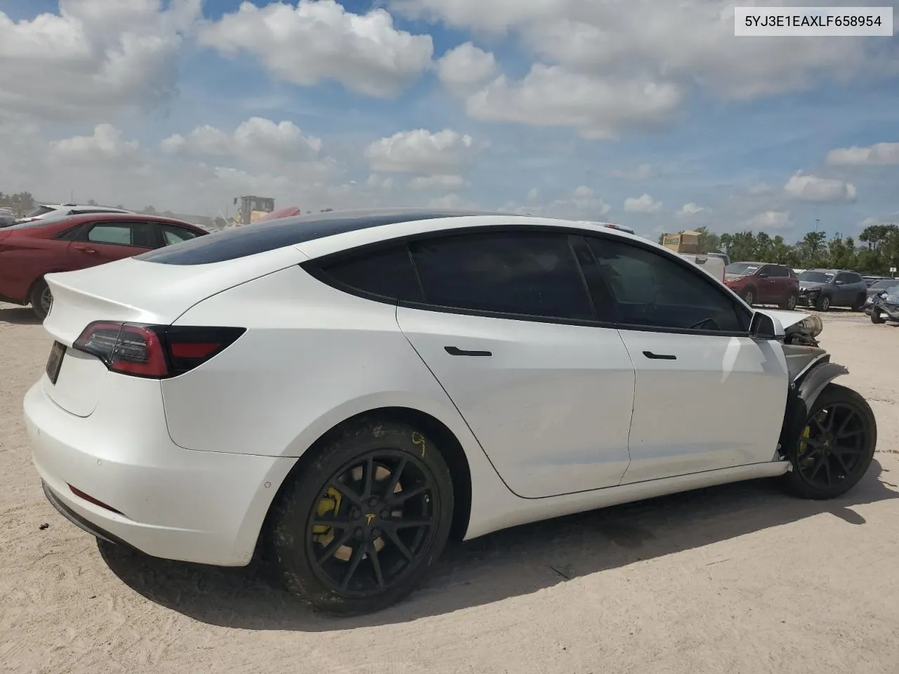 2020 Tesla Model 3 VIN: 5YJ3E1EAXLF658954 Lot: 65566814