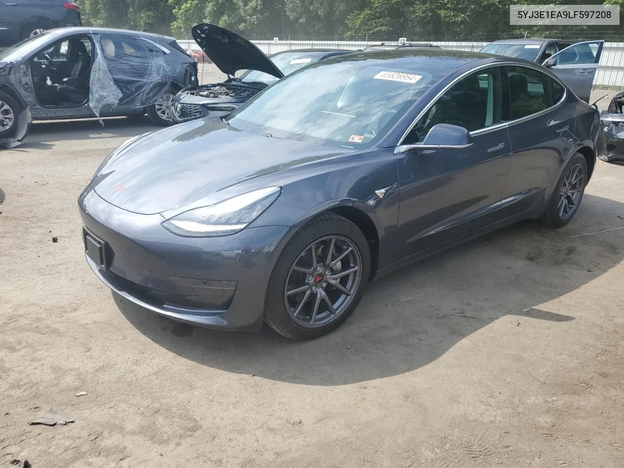 5YJ3E1EA9LF597208 2020 Tesla Model 3