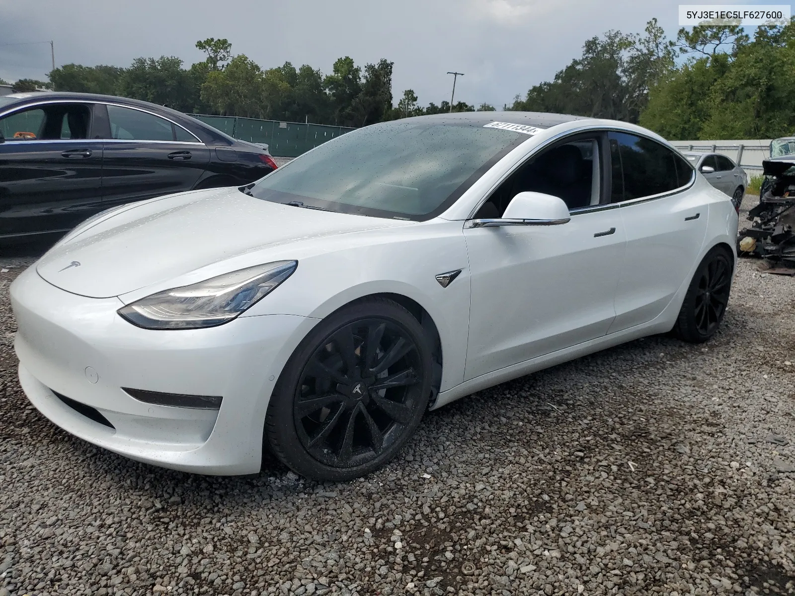 2020 Tesla Model 3 VIN: 5YJ3E1EC5LF627600 Lot: 67111344