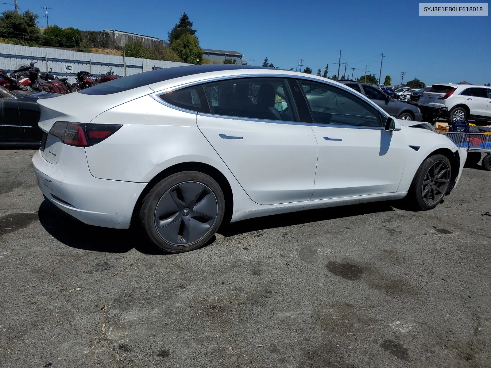 2020 Tesla Model 3 VIN: 5YJ3E1EB0LF618018 Lot: 67132504