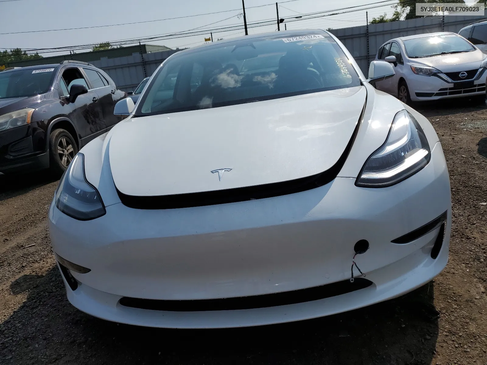 2020 Tesla Model 3 VIN: 5YJ3E1EA0LF709023 Lot: 67249324