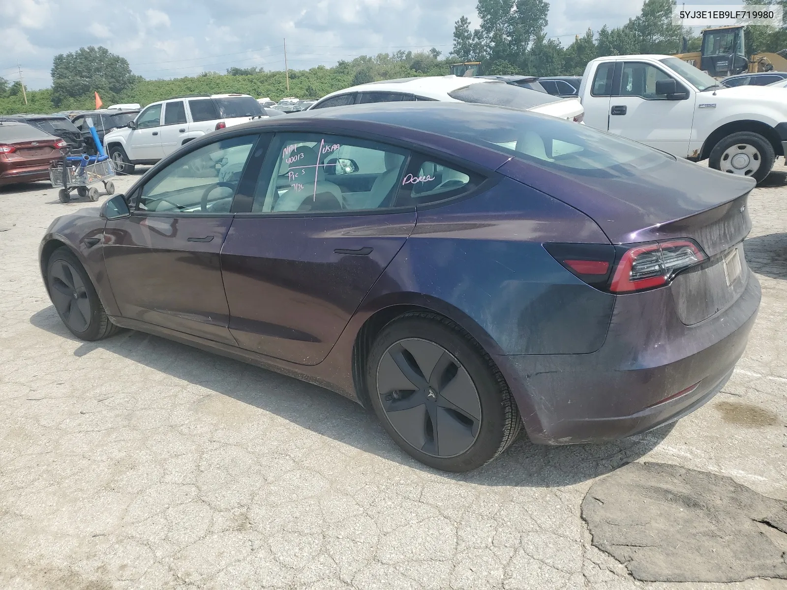 2020 Tesla Model 3 VIN: 5YJ3E1EB9LF719980 Lot: 67363784