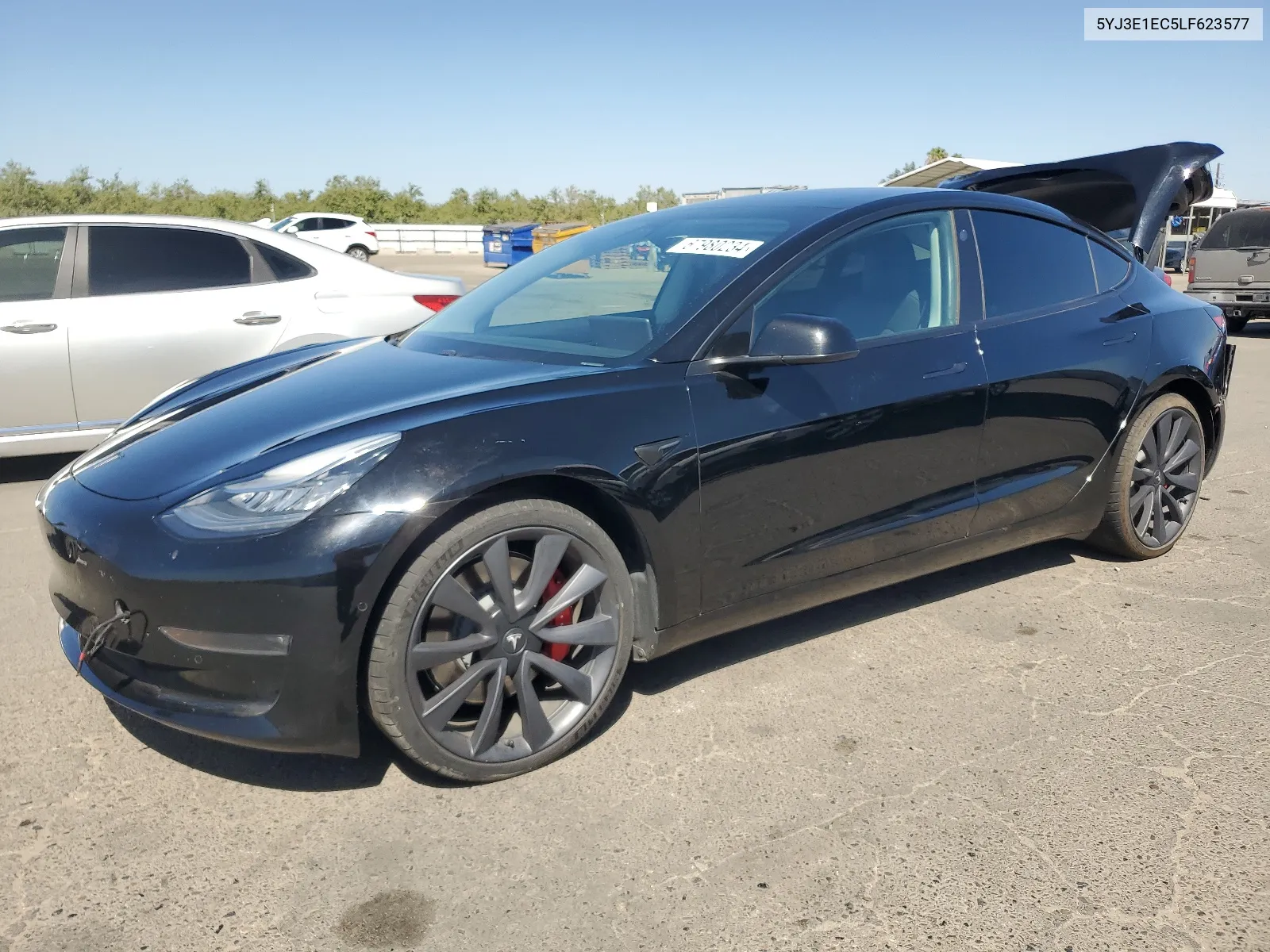 2020 Tesla Model 3 VIN: 5YJ3E1EC5LF623577 Lot: 67980234