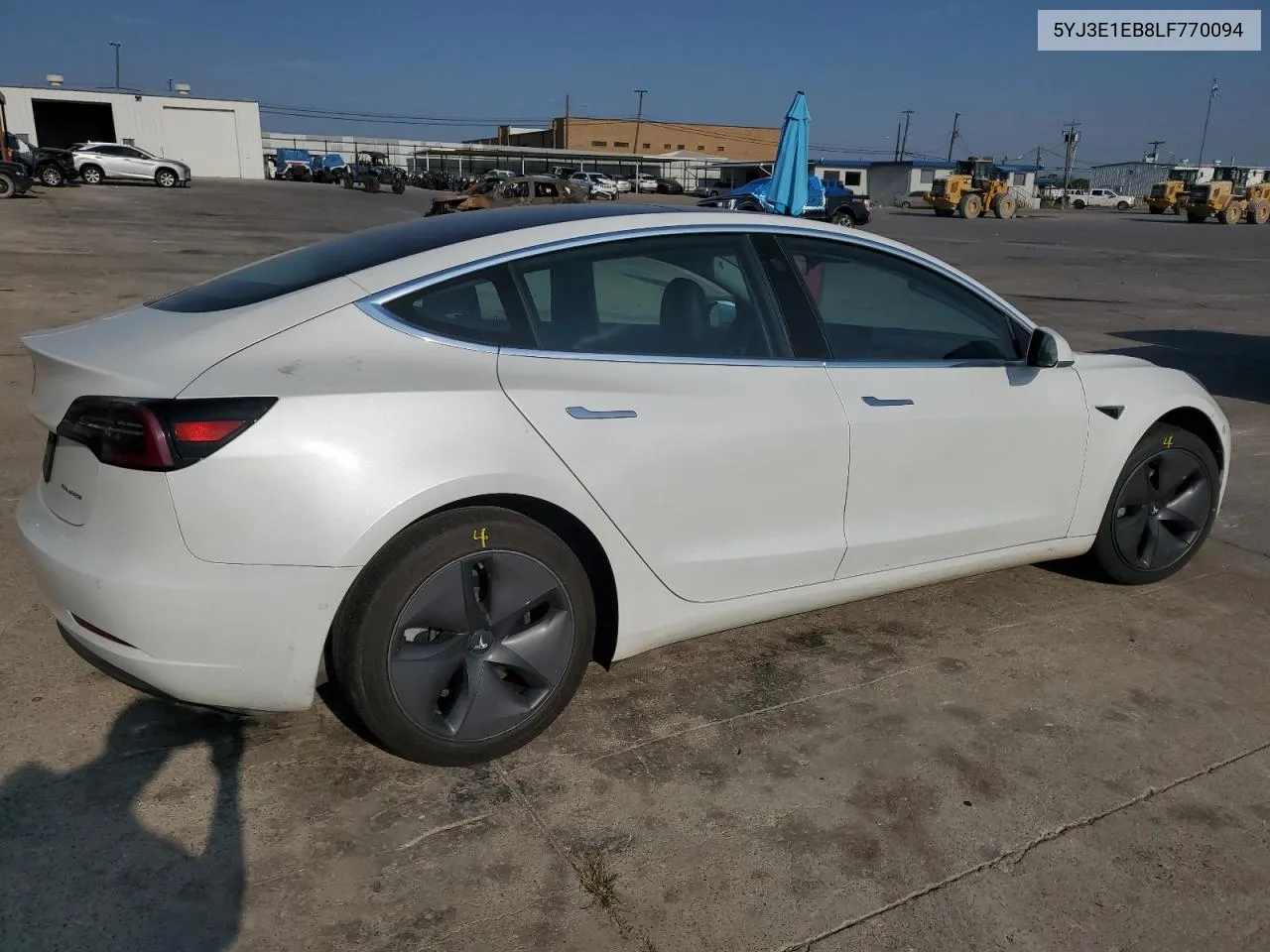 2020 Tesla Model 3 VIN: 5YJ3E1EB8LF770094 Lot: 68010004