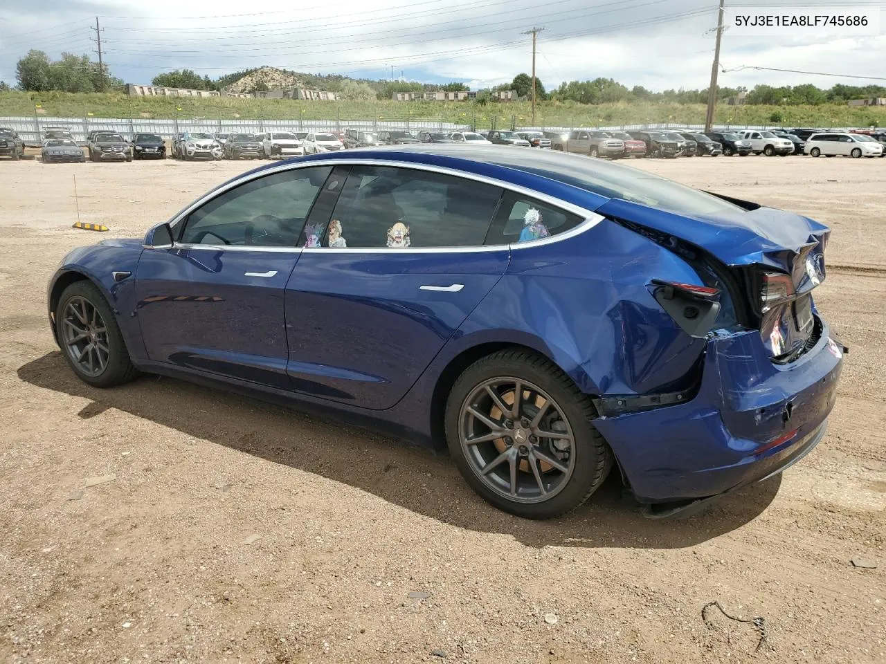 5YJ3E1EA8LF745686 2020 Tesla Model 3