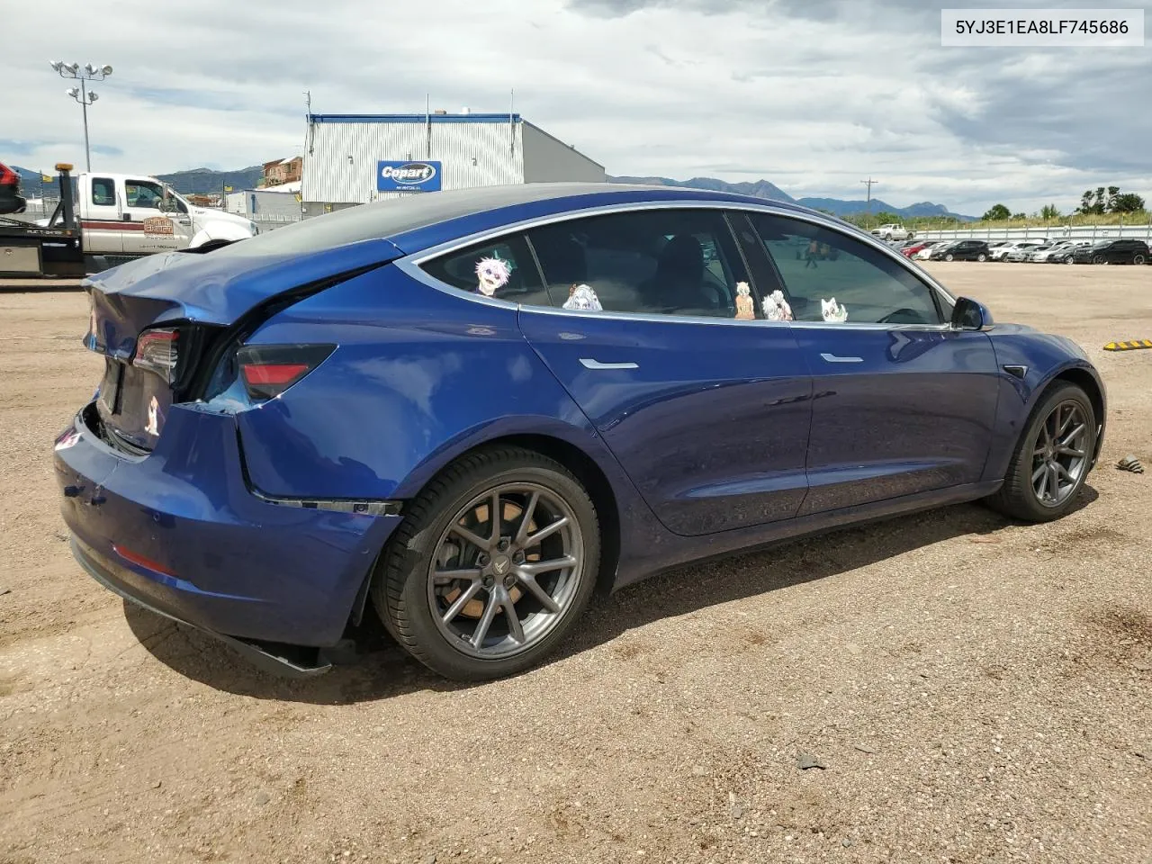 5YJ3E1EA8LF745686 2020 Tesla Model 3