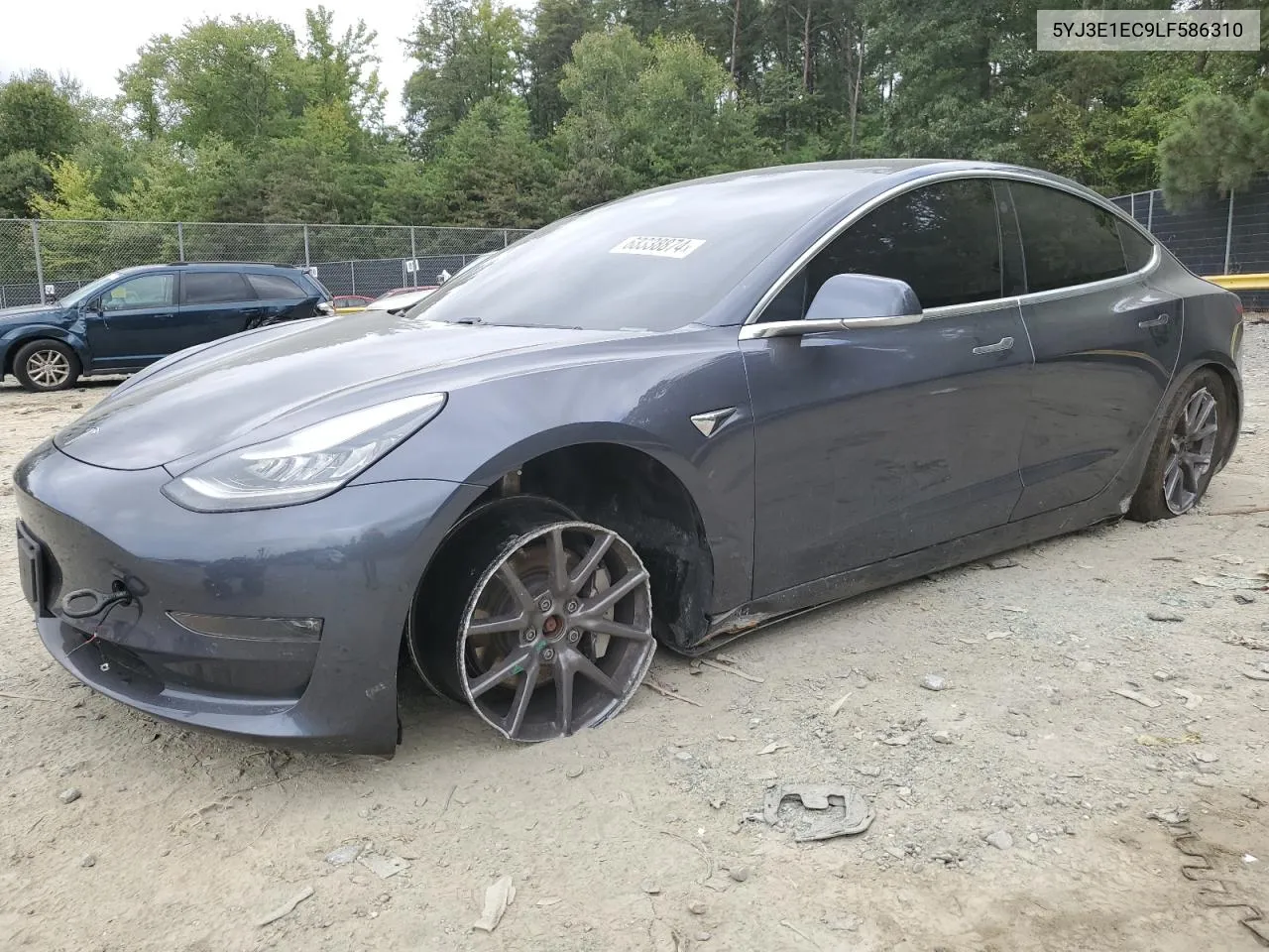 2020 Tesla Model 3 VIN: 5YJ3E1EC9LF586310 Lot: 68338874