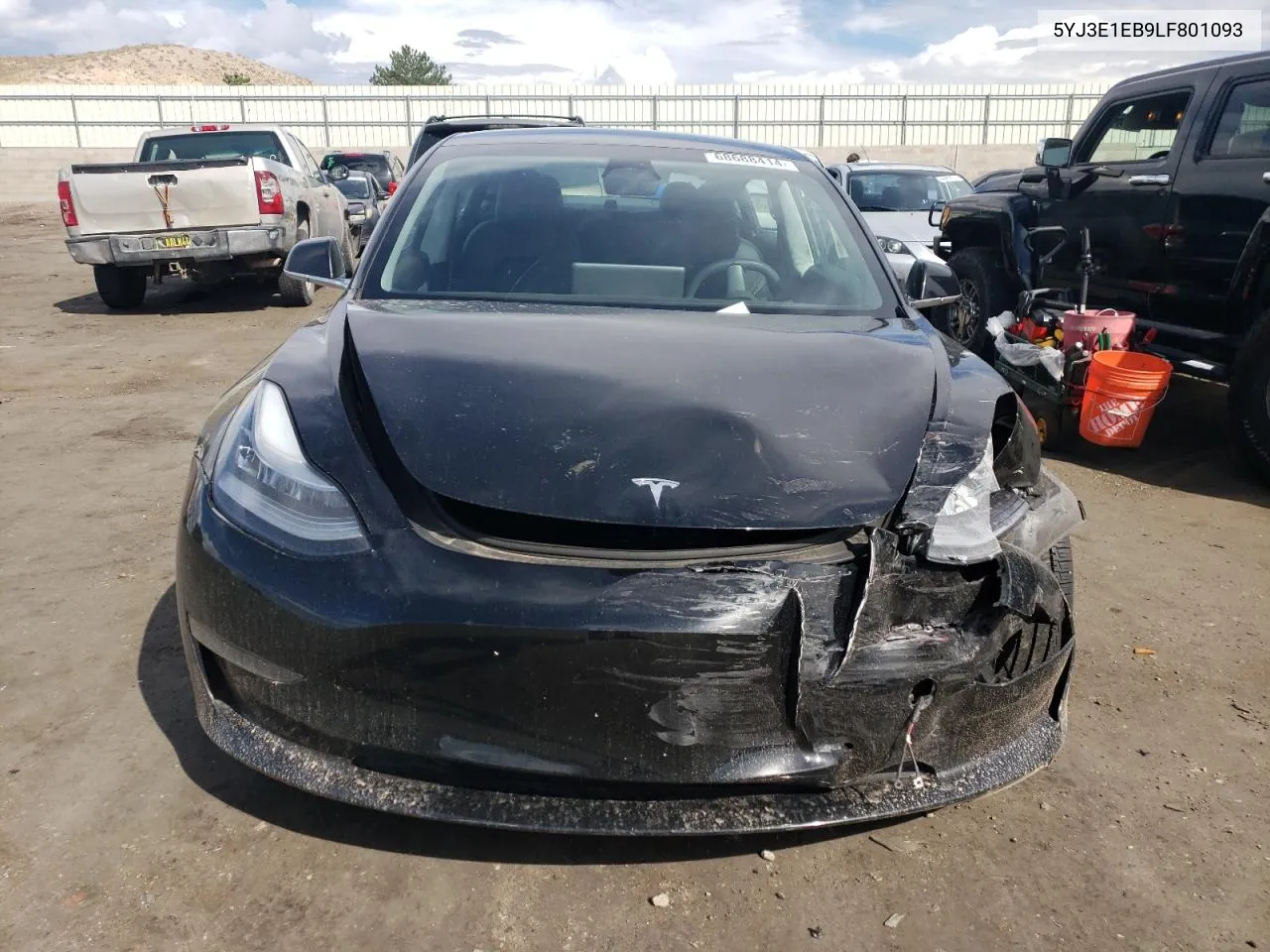 5YJ3E1EB9LF801093 2020 Tesla Model 3