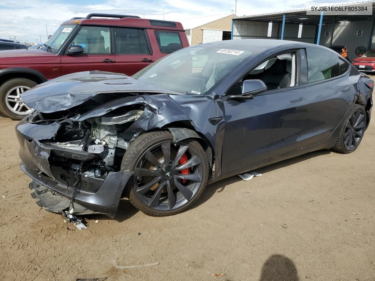 5YJ3E1EC6LF805384 2020 Tesla Model 3