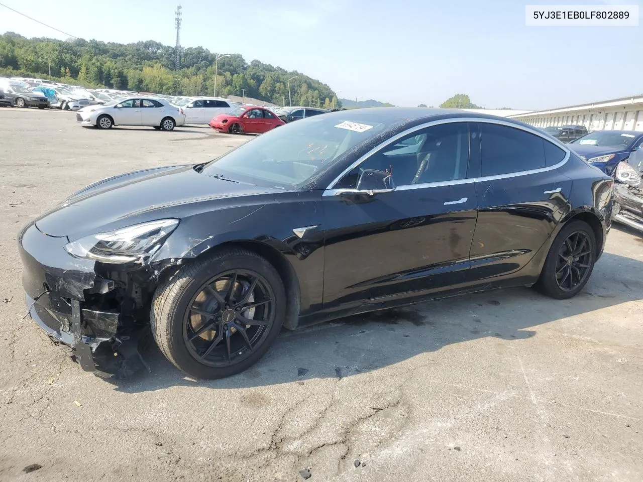 2020 Tesla Model 3 VIN: 5YJ3E1EB0LF802889 Lot: 68945134