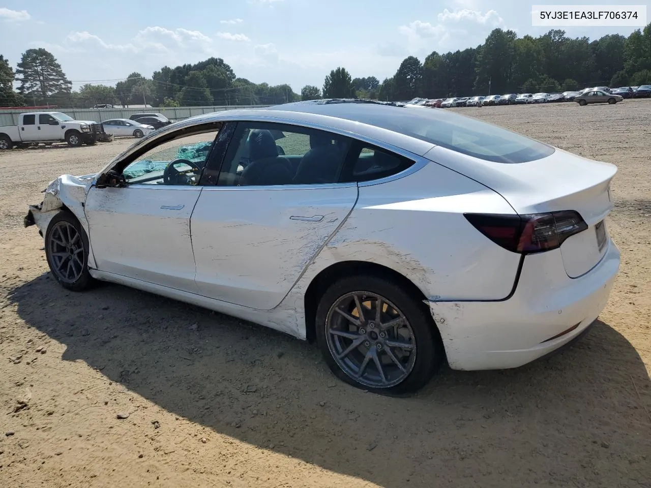 2020 Tesla Model 3 VIN: 5YJ3E1EA3LF706374 Lot: 69227284