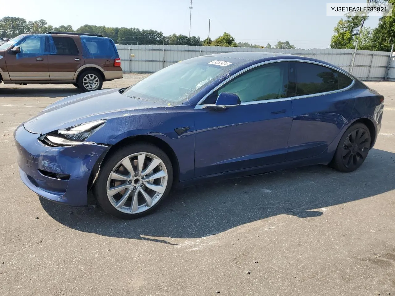 YJ3E1EA2LF783821 2020 Tesla Model 3