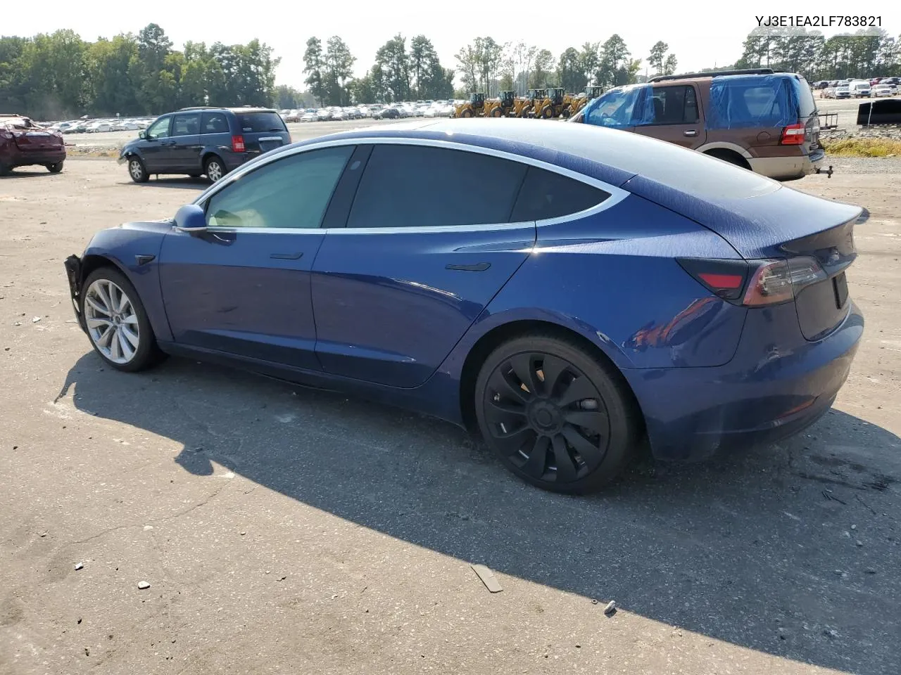 2020 Tesla Model 3 VIN: YJ3E1EA2LF783821 Lot: 69232404