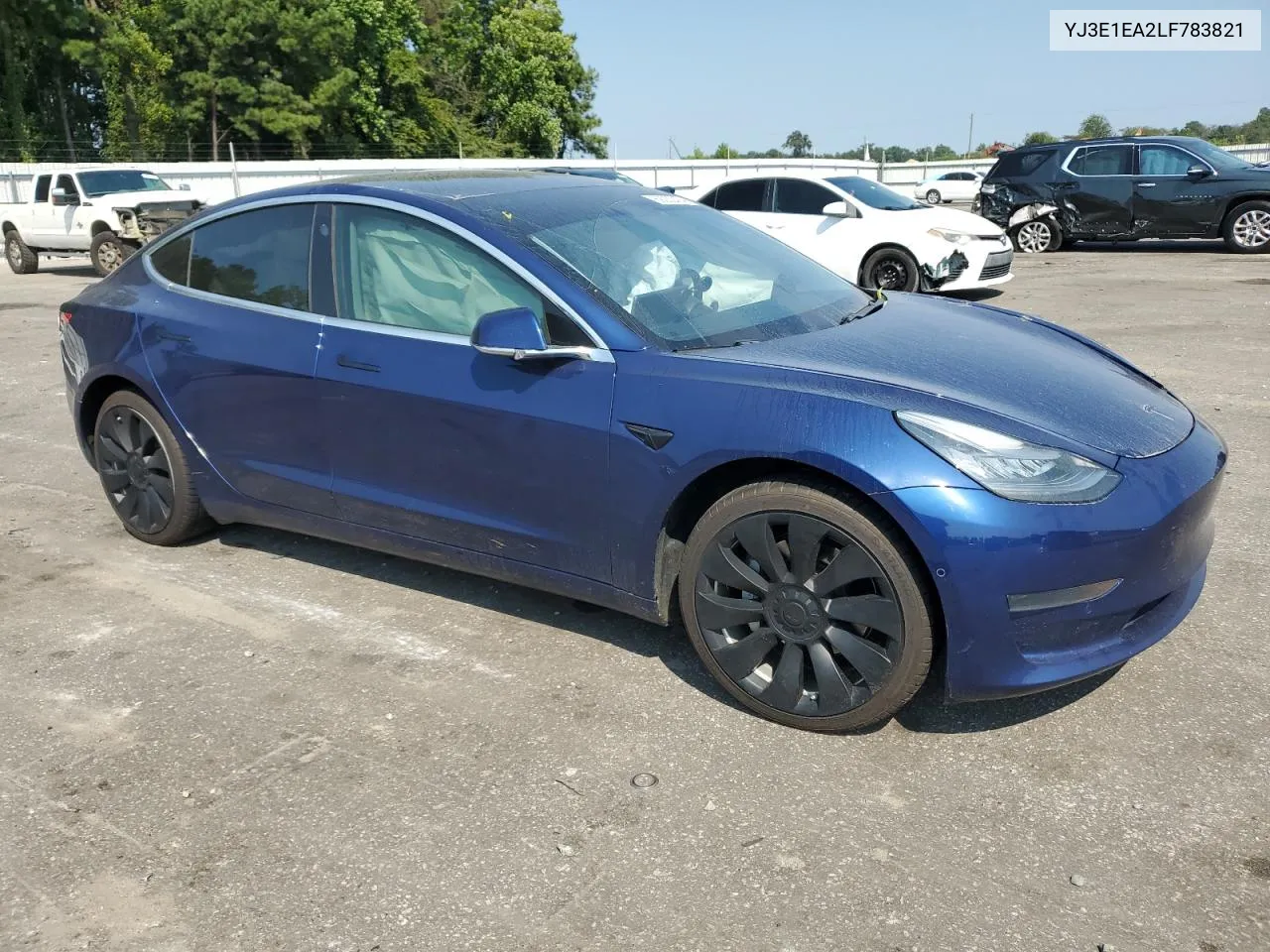 YJ3E1EA2LF783821 2020 Tesla Model 3