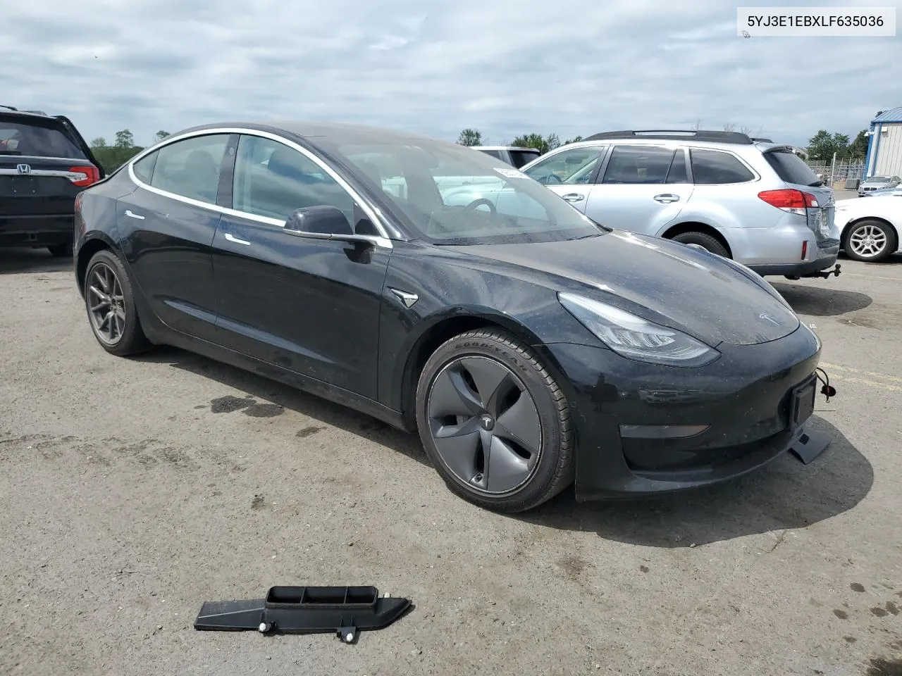 2020 Tesla Model 3 VIN: 5YJ3E1EBXLF635036 Lot: 69307064