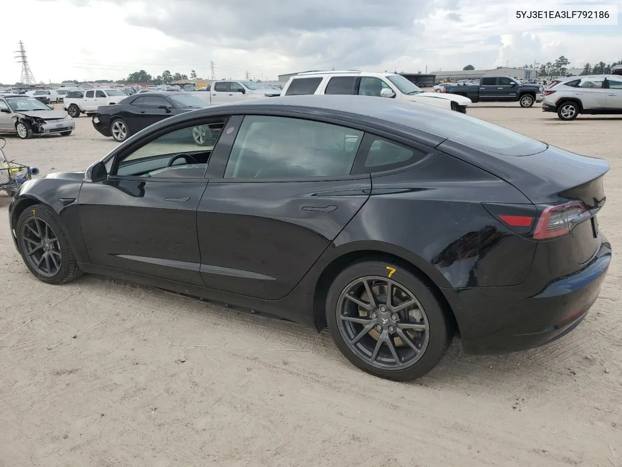 2020 Tesla Model 3 VIN: 5YJ3E1EA3LF792186 Lot: 69521944