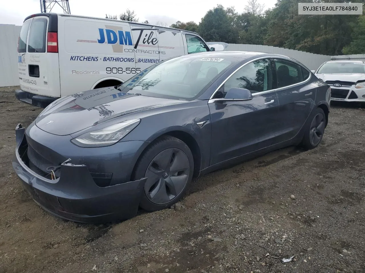 2020 Tesla Model 3 VIN: 5YJ3E1EA0LF784840 Lot: 69576294