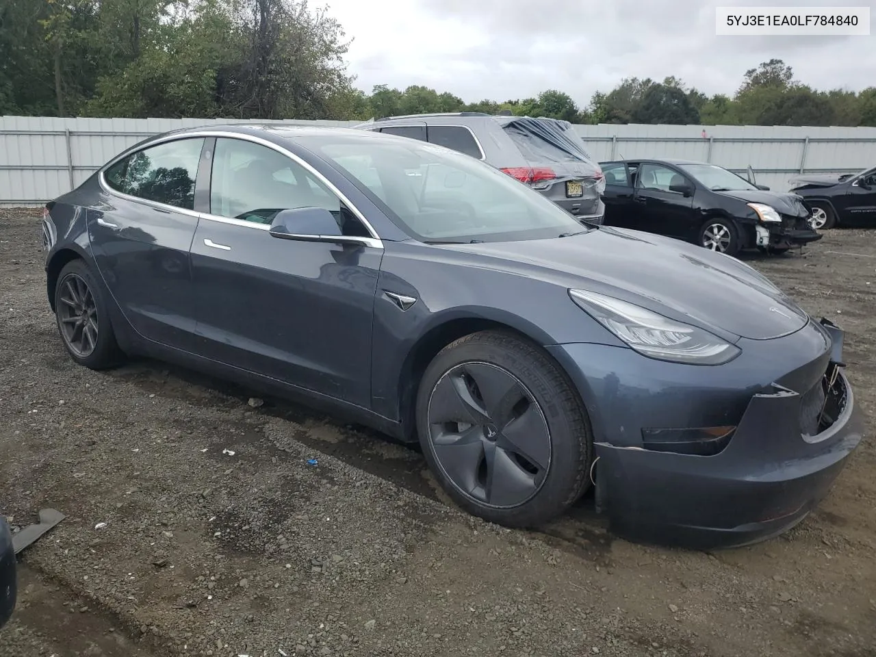 2020 Tesla Model 3 VIN: 5YJ3E1EA0LF784840 Lot: 69576294