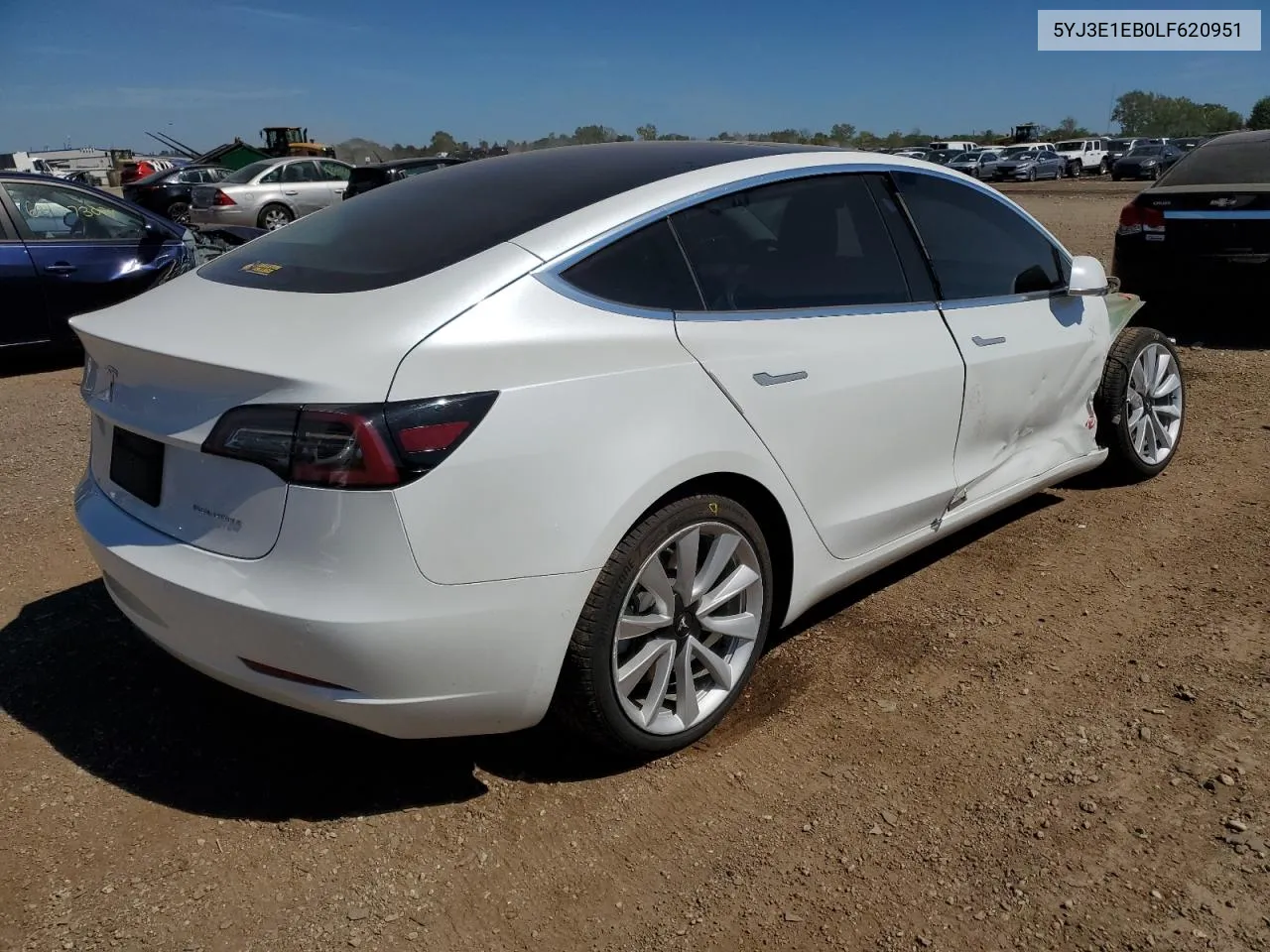 5YJ3E1EB0LF620951 2020 Tesla Model 3