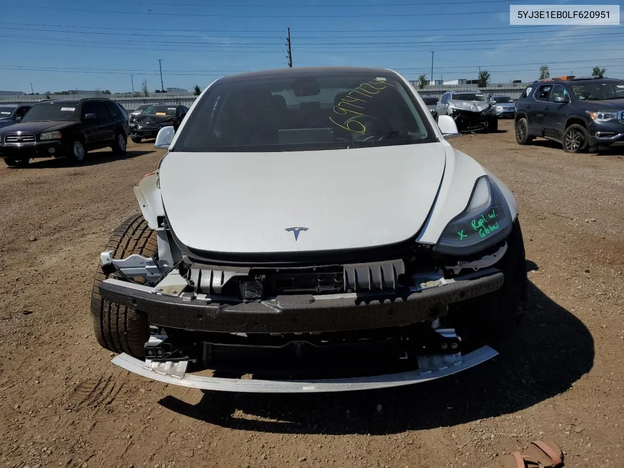 5YJ3E1EB0LF620951 2020 Tesla Model 3