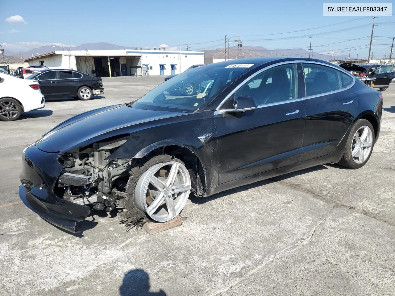 2020 Tesla Model 3 VIN: 5YJ3E1EA3LF803347 Lot: 69810414