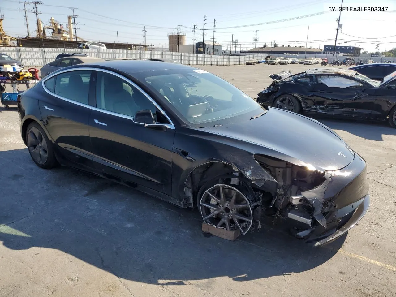 2020 Tesla Model 3 VIN: 5YJ3E1EA3LF803347 Lot: 69810414