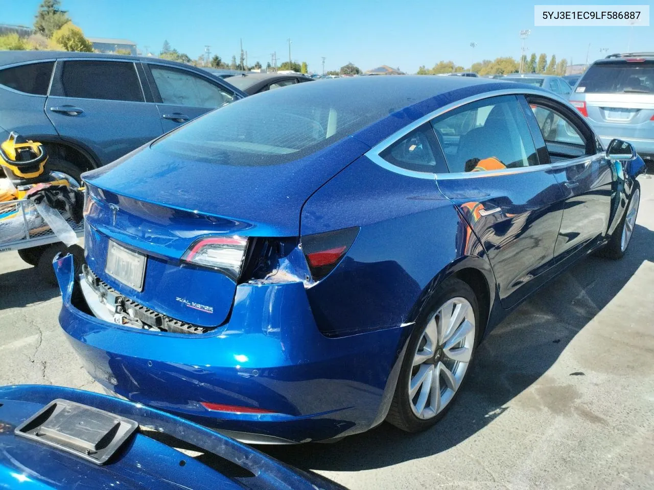 5YJ3E1EC9LF586887 2020 Tesla Model 3