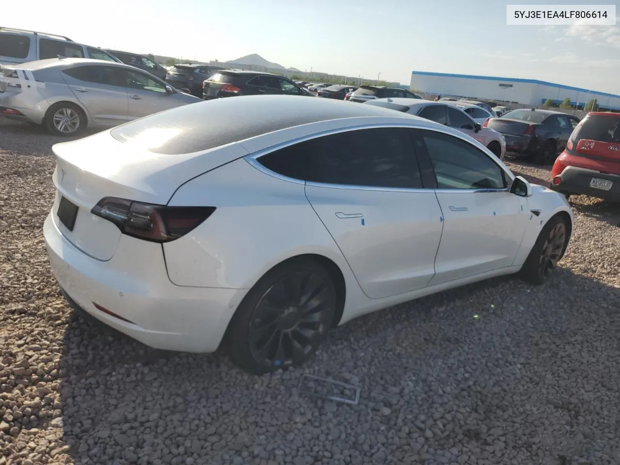 2020 Tesla Model 3 VIN: 5YJ3E1EA4LF806614 Lot: 69883394