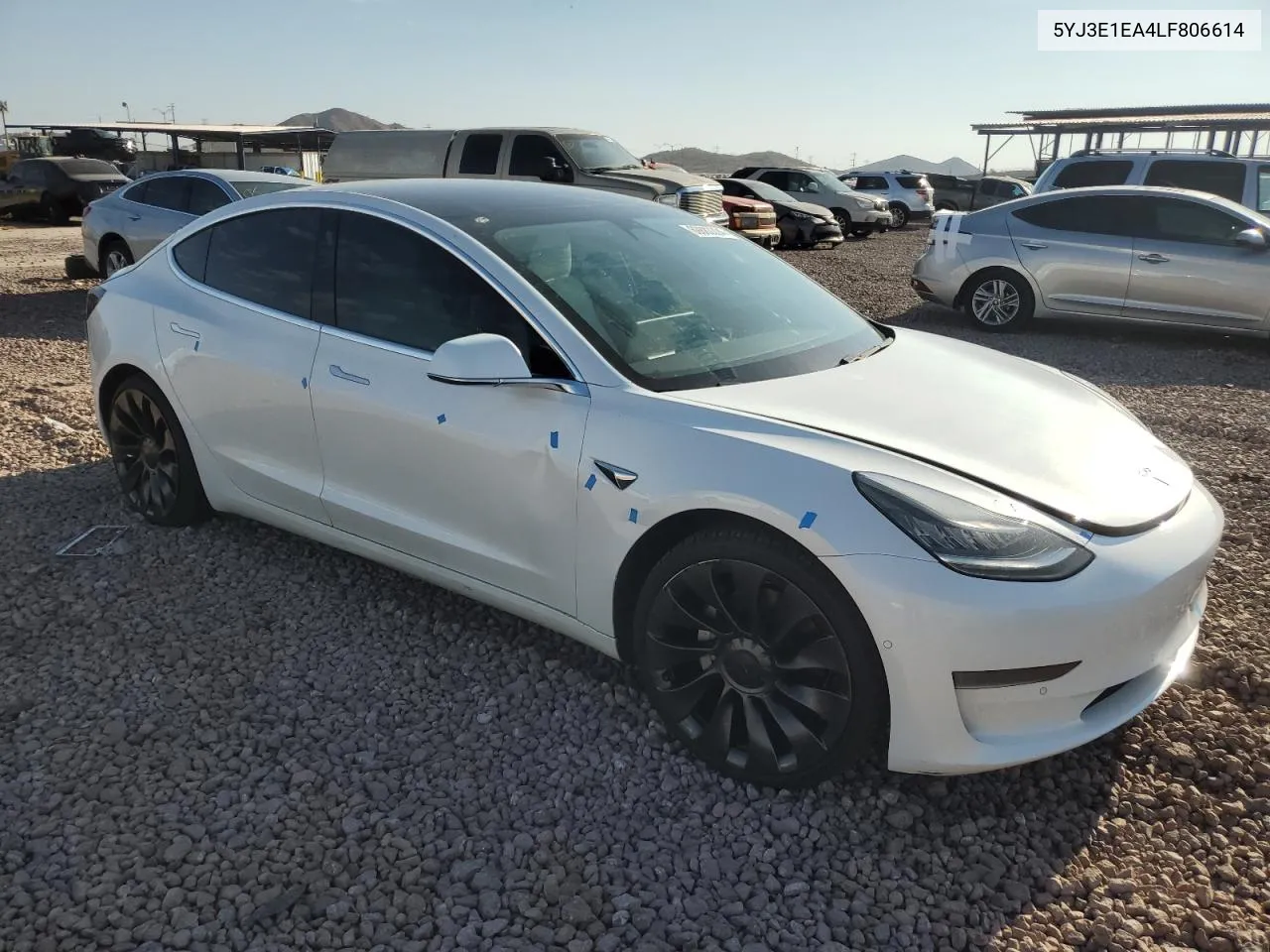 5YJ3E1EA4LF806614 2020 Tesla Model 3