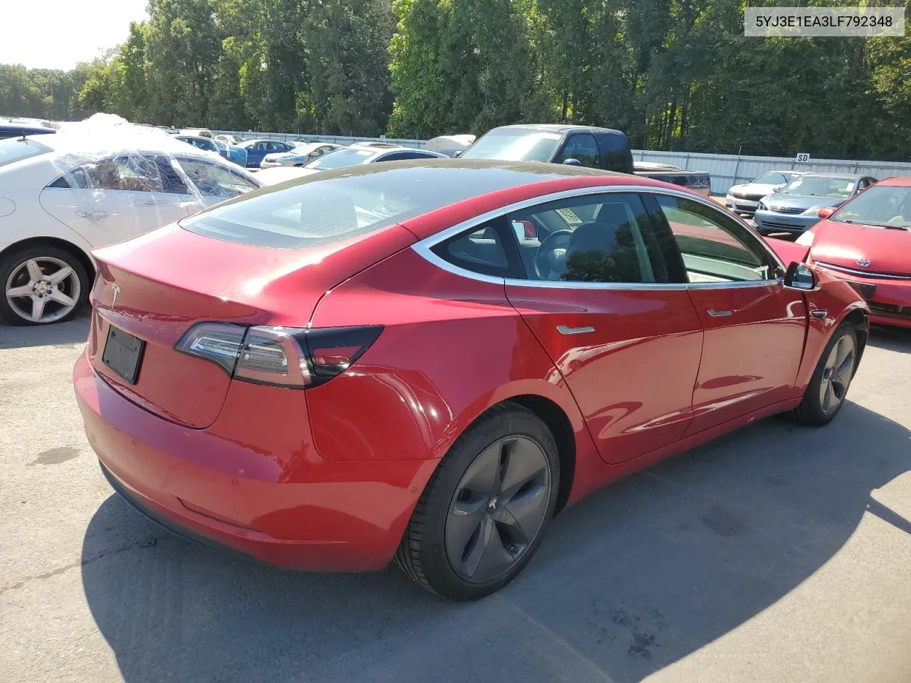 5YJ3E1EA3LF792348 2020 Tesla Model 3