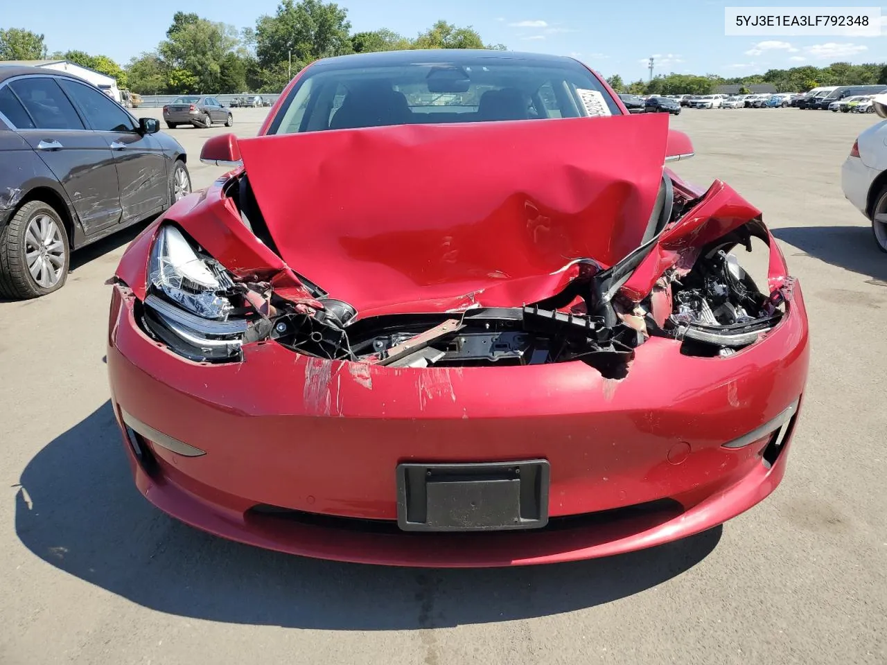 2020 Tesla Model 3 VIN: 5YJ3E1EA3LF792348 Lot: 69920574