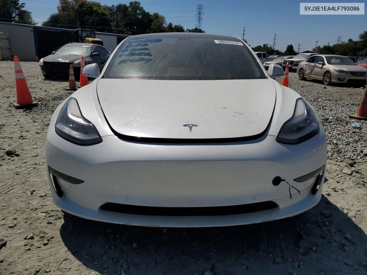 5YJ3E1EA4LF793086 2020 Tesla Model 3