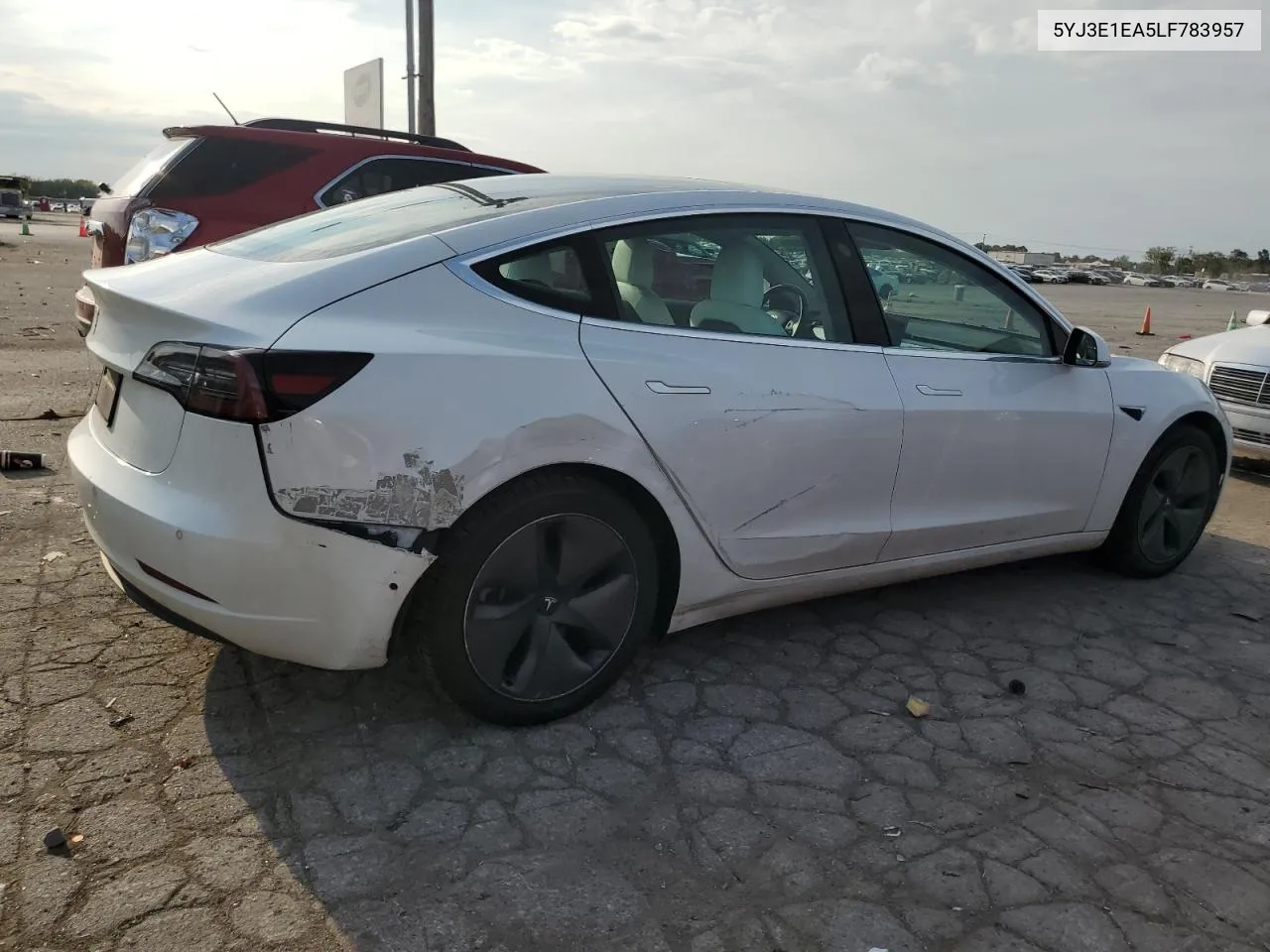 2020 Tesla Model 3 VIN: 5YJ3E1EA5LF783957 Lot: 70030294