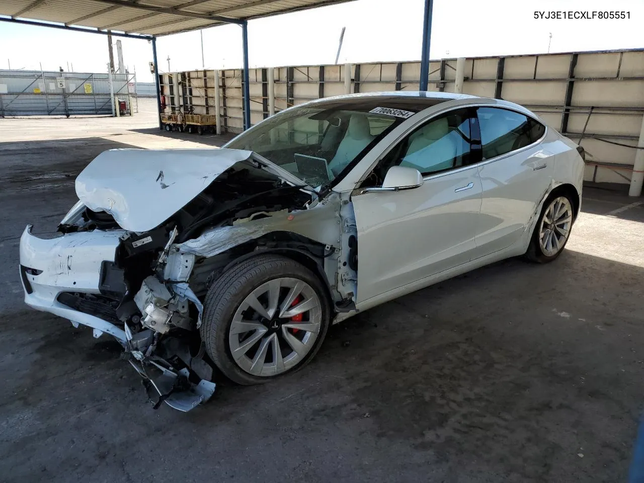 5YJ3E1ECXLF805551 2020 Tesla Model 3