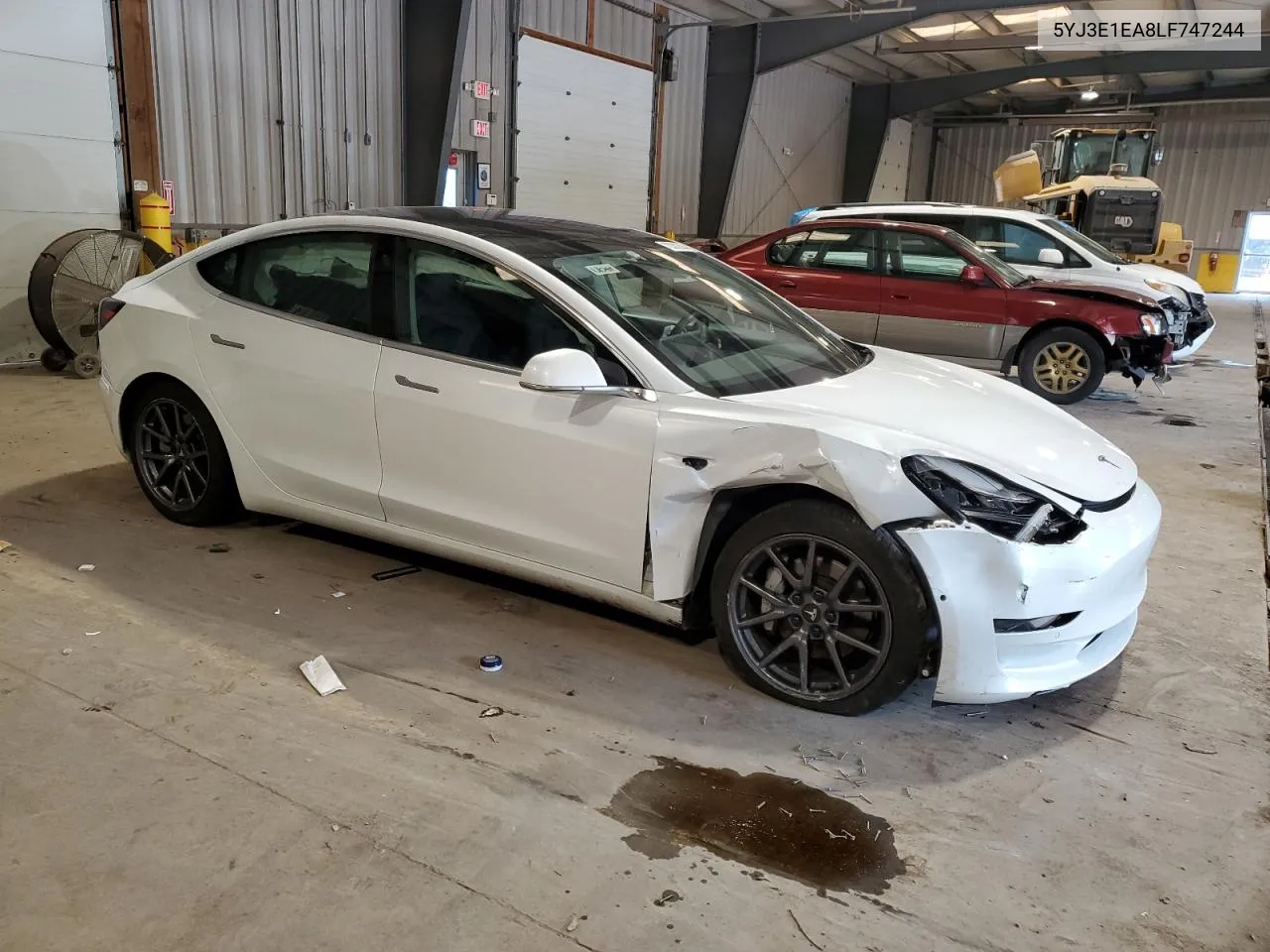 2020 Tesla Model 3 VIN: 5YJ3E1EA8LF747244 Lot: 70302504