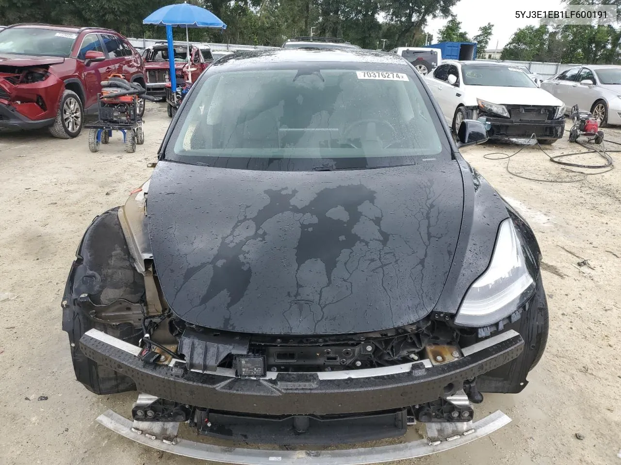 5YJ3E1EB1LF600191 2020 Tesla Model 3