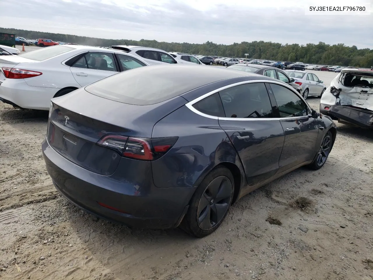 2020 Tesla Model 3 VIN: 5YJ3E1EA2LF796780 Lot: 70471804