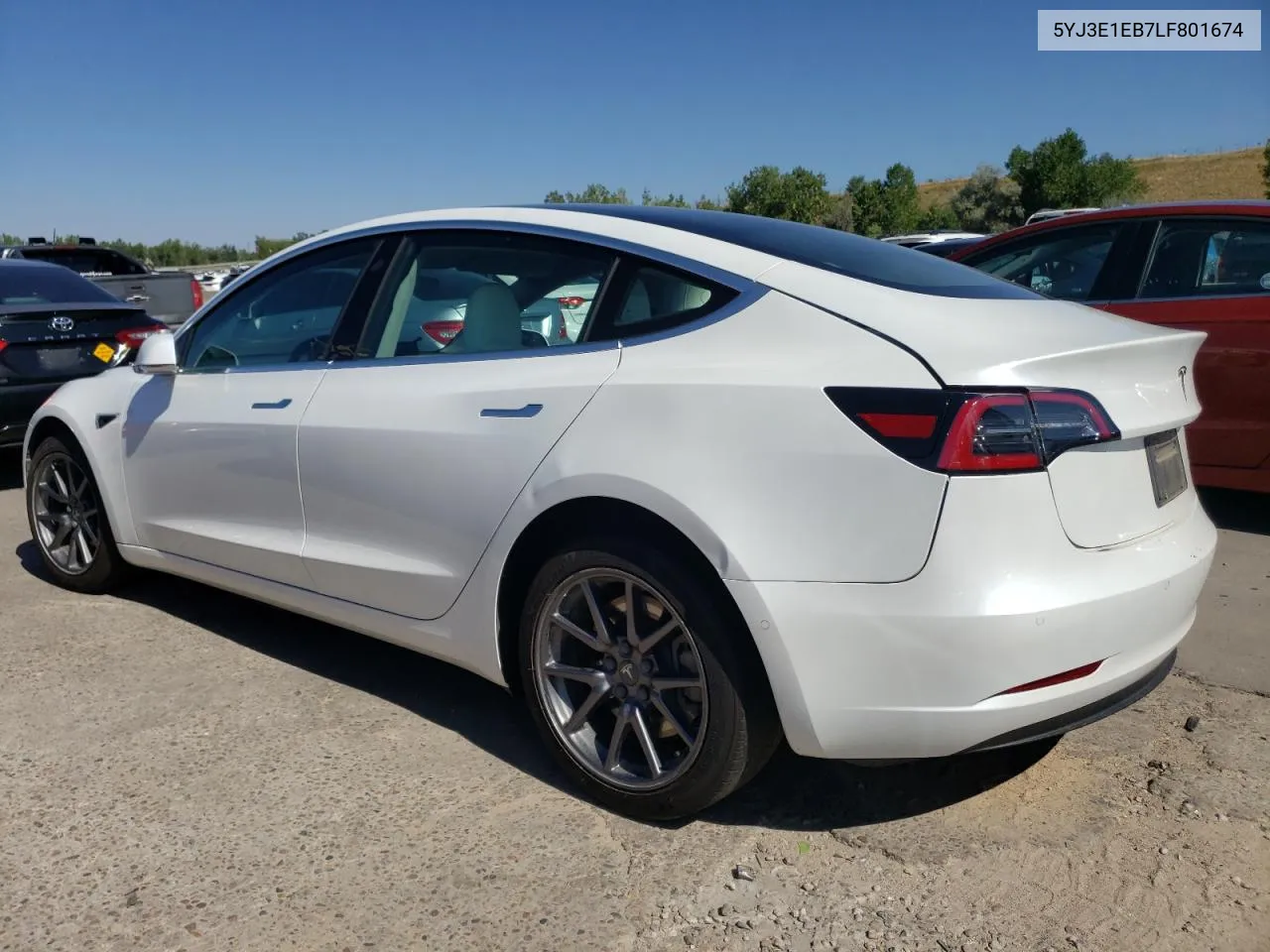 5YJ3E1EB7LF801674 2020 Tesla Model 3