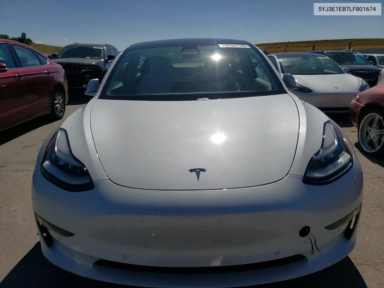 5YJ3E1EB7LF801674 2020 Tesla Model 3