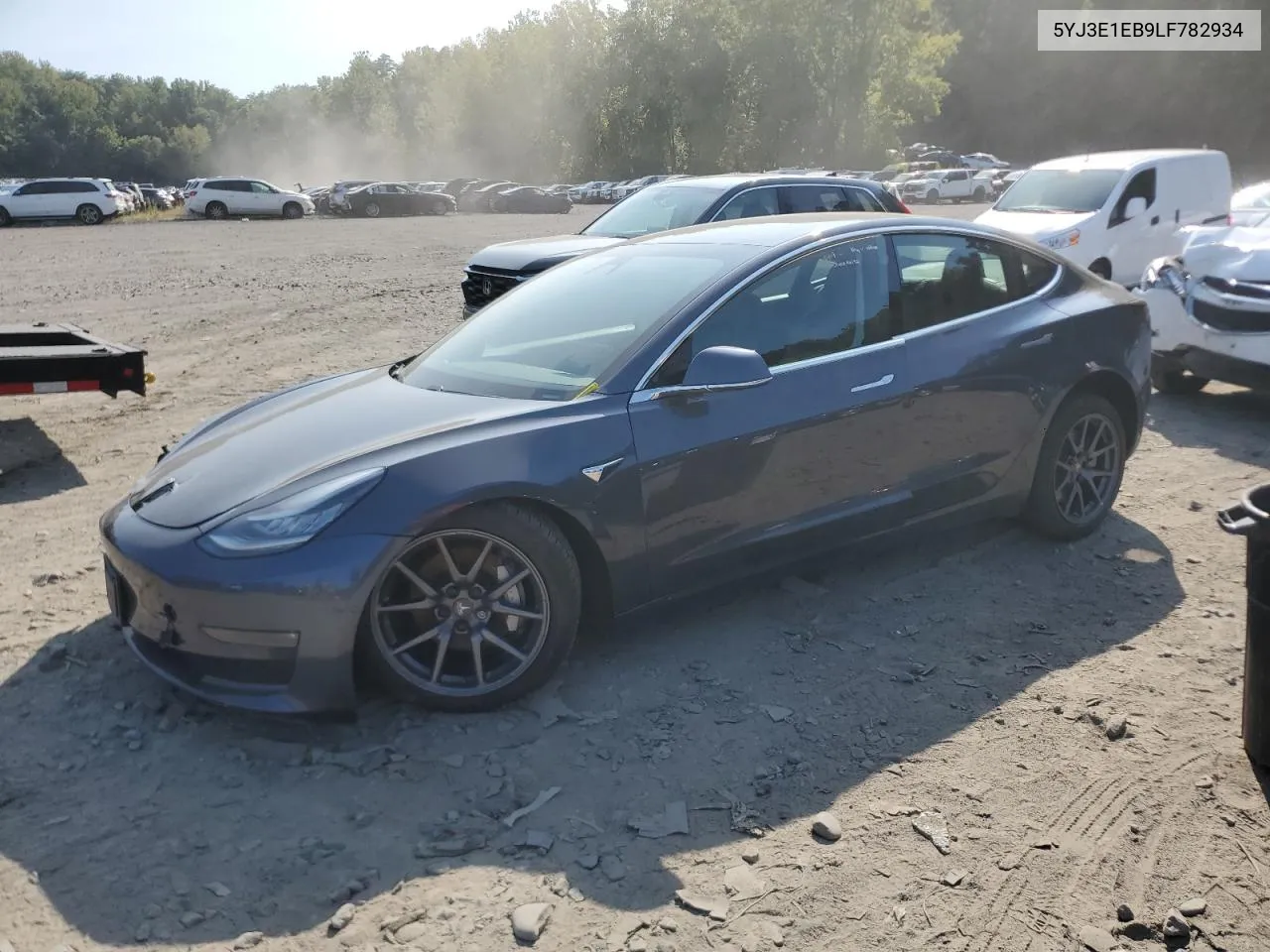 2020 Tesla Model 3 VIN: 5YJ3E1EB9LF782934 Lot: 70836754