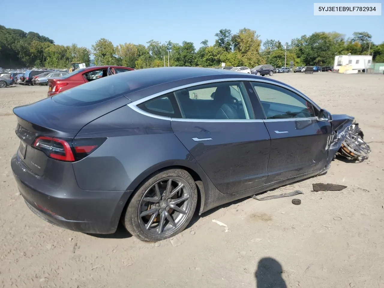 2020 Tesla Model 3 VIN: 5YJ3E1EB9LF782934 Lot: 70836754